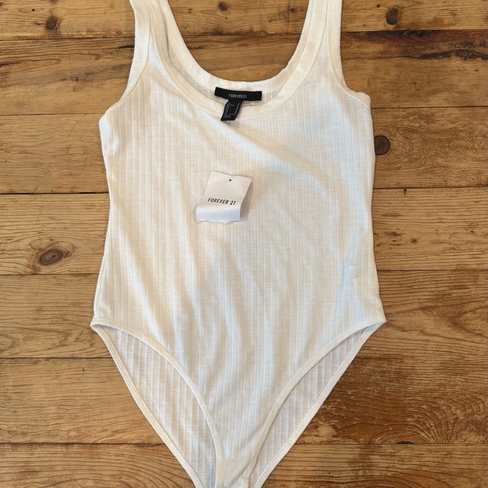 Forever 21 White Bodysuit